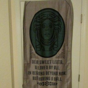 Disney Haunted Mansion Mme Leota Tombstone Towel
